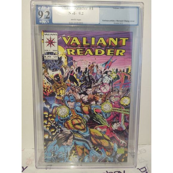 Valiant Reader #1 PGX 9.2 (1993) Valiant Comics - Picture 1 of 2
